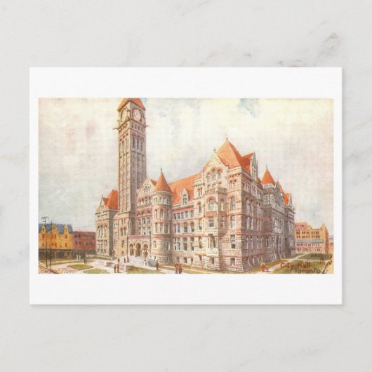 Stadhuis Toronto Canada Vintage Briefkaart (Voorkant)