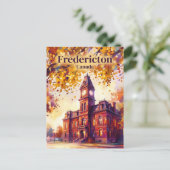 Stadhuis van Fredericton Canada Briefkaart (Staand voorkant)