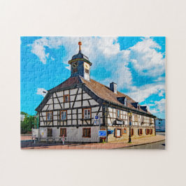 Stadhuis van Kelkheim Duitsland. Legpuzzel