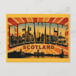 Stadhuis van Lerwick Schotland Briefkaart