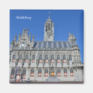 stadhuis van Middelburg, Nederland Magneet