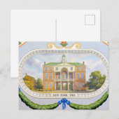 Stadhuis van New York - 1765 Briefkaart (Voorkant / Achterkant)