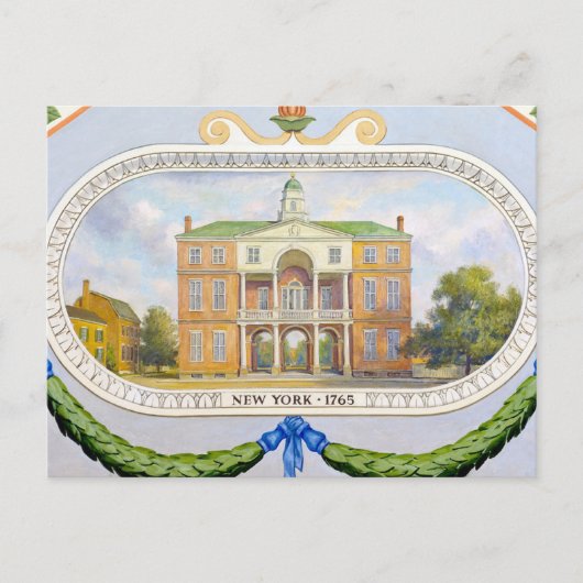 Stadhuis van New York - 1765 Briefkaart (Voorkant)