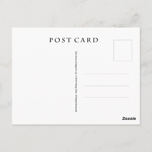 Stadhuis van San Francisco Briefkaart (Achterkant)