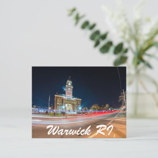 Stadhuis van Warwick Briefkaart (Staand voorkant)