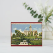 Stadhuis, Yonkers, NY Vintage Briefkaart (Staand voorkant)