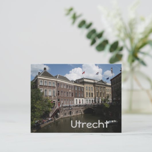 Stadhuisbrug, Utrecht Briefkaart (Staand voorkant)