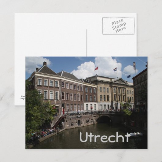 Stadhuisbrug, Utrecht Briefkaart (Voorkant / Achterkant)