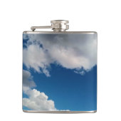 Stadia in de wolken heupfles (Voorkant)