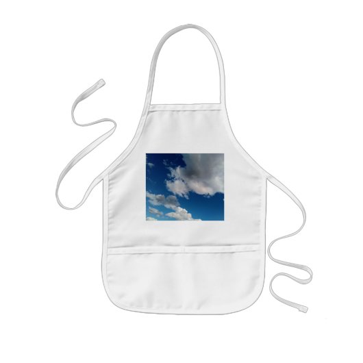 Stadia in de wolken kinder schort (Voorkant)