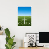 Stadion Veldlijn Horizon Poster (Thuiskantoor)