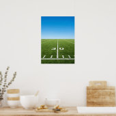 Stadion Veldlijn Horizon Poster (Keuken)