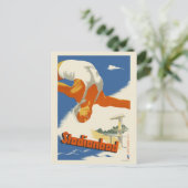 Stadionbad Austria Vintage Poster 1935 Briefkaart (Staand voorkant)