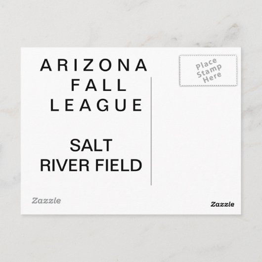 Stadium Briefkaart Arizona (Achterkant)