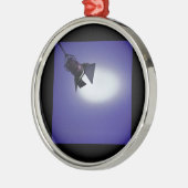 Stadium licht metalen ornament (Links)