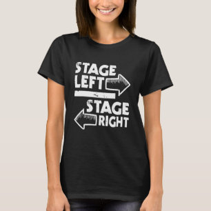 Stadium links rechtsgebied - Actor Actrress Theate T-shirt
