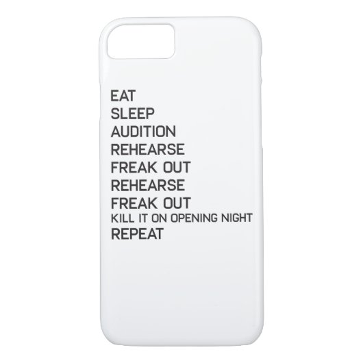 Stadium links rechtsgebied Funny Broadway Theater Case-Mate iPhone Case (Achterkant)