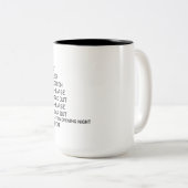 Stadium links rechtsgebied Funny Broadway Theater Tweekleurige Koffiemok (Voorkant rechts)