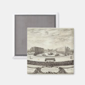 Stadium op de grote obligatie-weergave magneet (Voorkant / Achterkant)