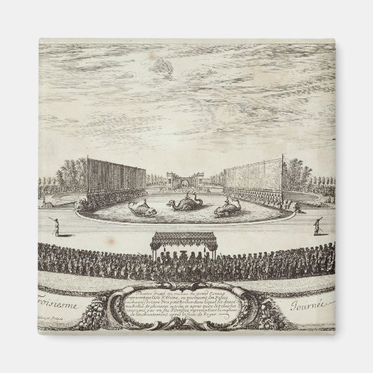 Stadium op de grote obligatie-weergave magneet (Voorkant)