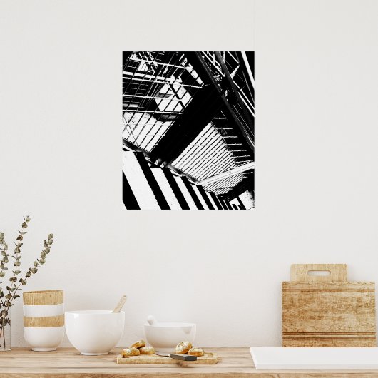 Stadium Stappen Poster (Keuken)