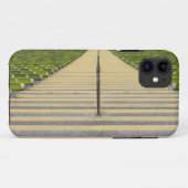 Stadiumtrap tussen rijen groene stoelen Case-Mate iPhone case (Achterkant (horizontaal))