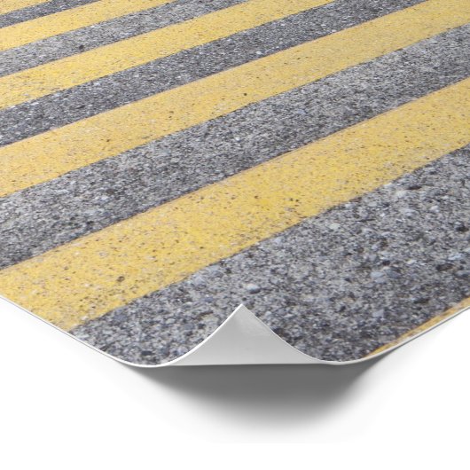 Stadiumtrap tussen rijen groene stoelen poster (Hoek)