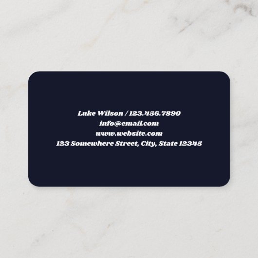 Stadiumverlichting Visitekaartje (Achterkant)