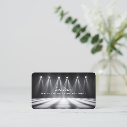 Stadiumverlichting Visitekaartje (Staand voorkant)