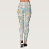 stadje gingerbrood pastel leggings (Achterkant)