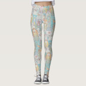  stadje gingerbrood pastel leggings (Voorkant)
