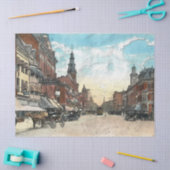 stadje in het centrum van Ohio - deportpapier Tissuepapier (Craft)