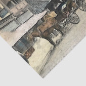 stadje in het centrum van Ohio - deportpapier Tissuepapier (Detail)