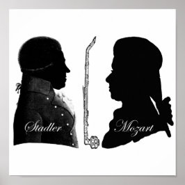 Stadler en Mozart Clarinet Poster