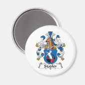 Stadler Family Crest Magneet (Voorkant / Achterkant)