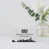 Stads Silhouet | Sleutel Visitekaartje (Staand voorkant)