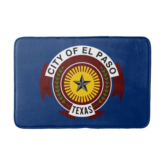 Stads vlag van El Paso (Texas) Badmat (Voorkant)