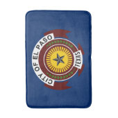 Stads vlag van El Paso (Texas) Badmat (Voorkant Verticaal)