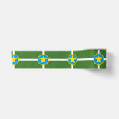 Stads Vlag van Jackson (Mississippi) Satijnen Lint (Voorkant)