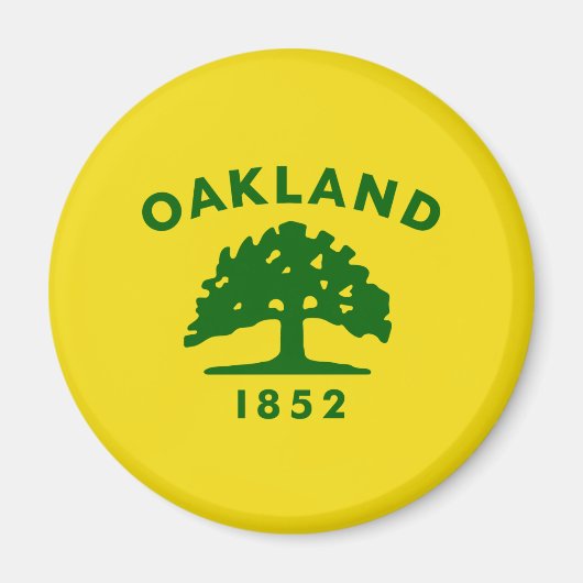 Stads vlag van Oakland (Californië) Magneet (Voorkant)