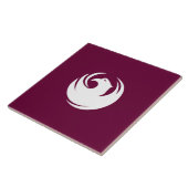 Stads vlag van Phoenix (Arizona) Tegeltje (Zijkant)