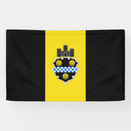Stads vlag van Pittsburgh (Pennsylvania) Spandoek