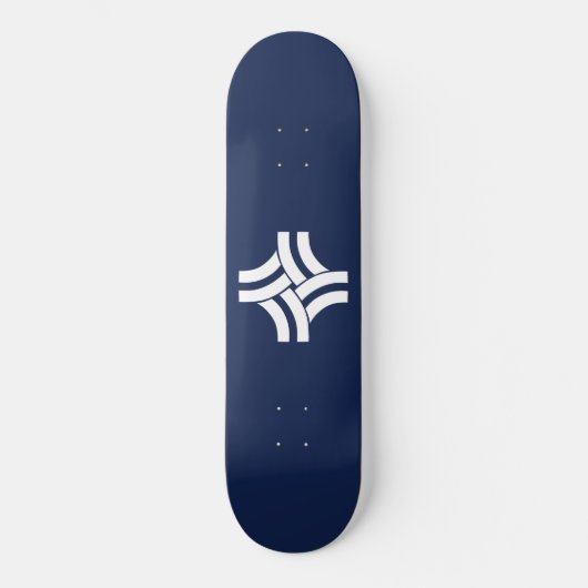 Stads vlag van Thornton (Colorado) Persoonlijk Skateboard (Voorkant)