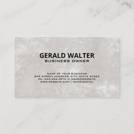 Stadsachtergrond | Cementwagens Visitekaartje (Achterkant)