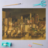 Stadsarchitectuur 1Stappapier voor losse pagina's Tissuepapier (Craft)