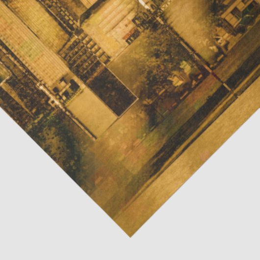 Stadsarchitectuur 1Stappapier voor losse pagina's Tissuepapier (Detail)