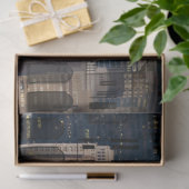 Stadsarchitectuur 3 — Weefselpapier Tissuepapier (Geschenk)