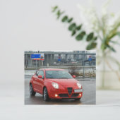 Stadsauto Briefkaart (Staand voorkant)