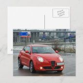 Stadsauto Briefkaart (Voorkant / Achterkant)