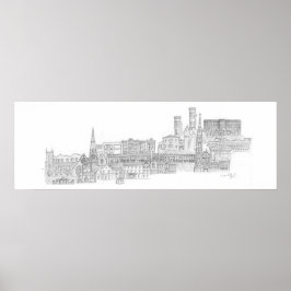 Stadsbeeld van Dungannon Poster